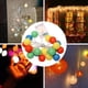 thumbnail image 3 of Guirnalda de luces de bolas decorativas con pilas, decoración de interiores rojo, 3 of 8