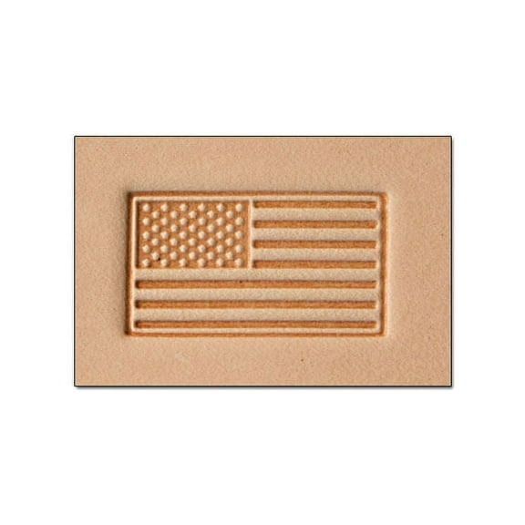 Tandy Leather Craftool� 3-D Stamp American Flag 8580-00