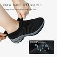 thumbnail image 4 of Women's walking shoes, over-the-foot sneakers, running tennis shoes, lightweight and breathable casual work sports and fitness shoes, 4 of 14