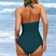 thumbnail image 5 of WILLBEST Traje de Baño Mujer Manga Larga Traje de Baño de Playa de Color Sólido Primavera/Verano Para Mujer, 5 of 7