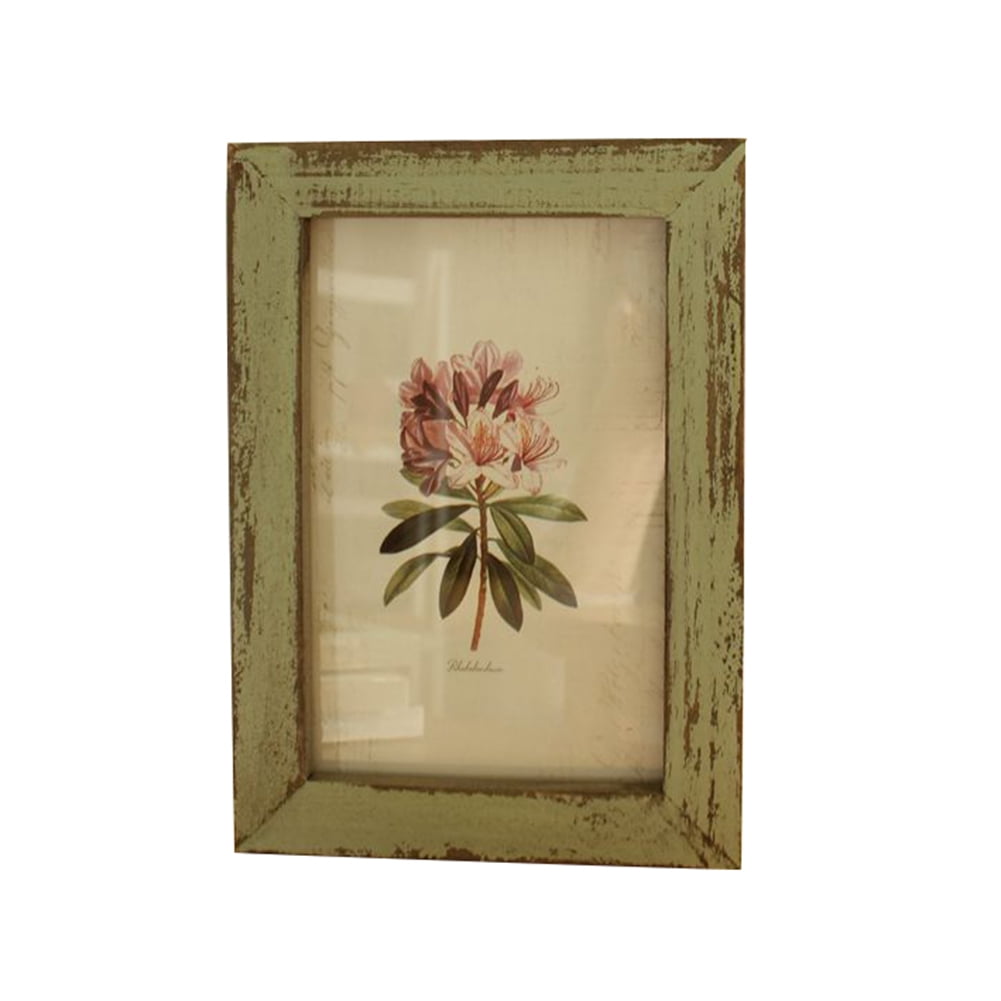 Vintage 5 Inch Photo Frame Wooden Picure Holder Stand Home Bedroom Desk ...