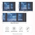 thumbnail image 2 of Yayeee Pillowcase Standard Size Set of 2 Satin Wrinkle Resistant Pillow Case, Window Space, 2 of 7