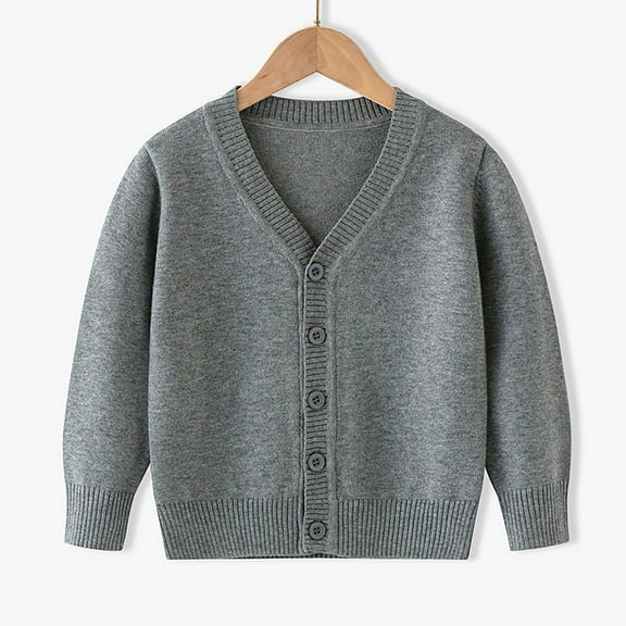 Bnwani Long Sleeve Toddler Shirts Boys Winter Cotton V- Neck Fleece Casual Solid Tops 3-4t