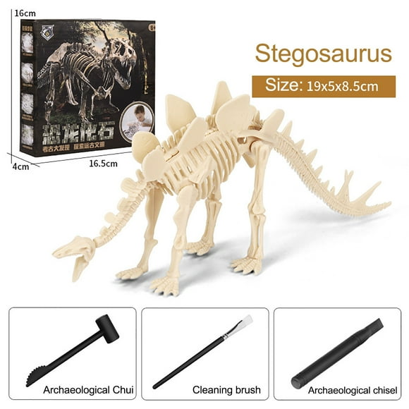 Hxlamzoo Kids Toys Children's Diy Assembled Dinosaur Toy Archeology Dinosaur Skeleton Toys Clearance Sale