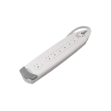 UPC: 0722868394045 | Belkin 7 Outlet SurgeMaster Home Series Surge Supressor  White