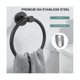 thumbnail image 4 of Toallero para anillo de toalla de baño, soporte para toalla de mano de acero inoxidable 304, colgador de toalla resistente, 4 of 5