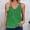Green, variant on Women's Tank Tops Floral V Neck Sleeveless Casual Loose Fit