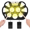 thumbnail image 2 of Portable Roll Up Drum Pad Set Kit - Digital Electronic Foldable Flexible Silicone Sheet 9 Pads with Drum Stick and Foot Switch Pedal Supports USB Charging for Kids Children Teenager, 2 of 7