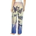 thumbnail image 3 of Bingfone Pajamas For Women,Not All Those Who Wander Are Lost Pajama Pants With Pockets-Small, 3 of 9