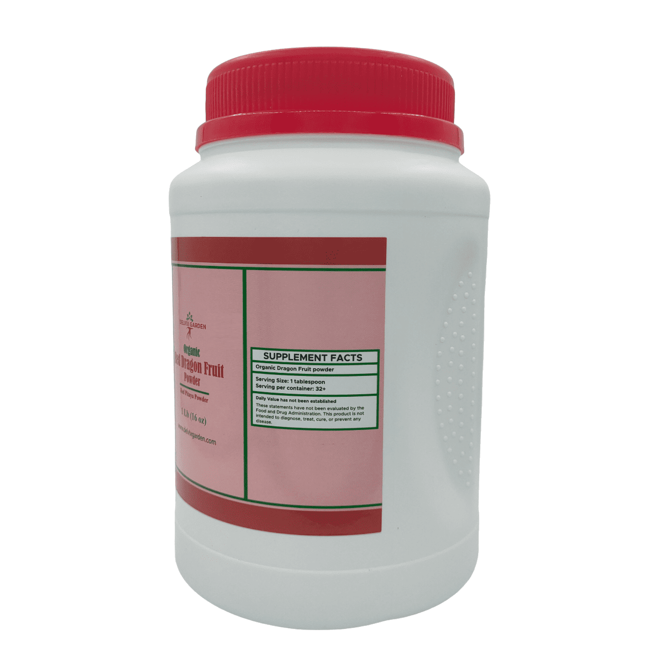Dragon Fruit Powder 1 lb – Vibrant Pink Pitaya Powder Superfruit for Smoothies, Baking & Desserts