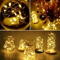 thumbnail image 3 of 3.28ft/6.56ft/9.84ft LED Light Fairy String Lights Micro Starry Leds On Silvery Copper Wire for Wedding Centerpiece,Party,Christmas,Table Decor, 3 of 6