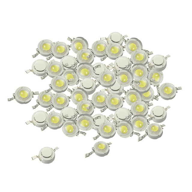 50 chips de diodo de lámpara de lámpara de color blanca fría de potencia LED SMD COB de 1 vatio Yotijar SMD LED Chip Light