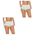 thumbnail image 2 of Qarigey Traje de baño cómodo y modesto para deportista femenina Traje de baño elegante Traje de baño duradero Natación Playa Ligero Blanco Blanco L 2piezas, 2 of 6