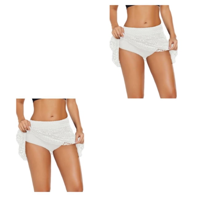 Jumpingount Manténgase elegante mientras nada Trajes de baño para mujeres Trajes de baño duraderos Traje de baño Blanco L Blanco L 2piezas