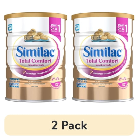 (2 pack) Similac Total Comfort Baby Formula Powder, Imported, 820 g (28.9 oz) Can