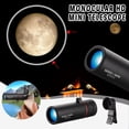 thumbnail image 1 of High Definition Portable Monocular Telescope with Smartphone Adapter for Long Range Observation and Digital, 1 of 7