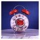 thumbnail image 1 of Lindo reloj despertador for personas que duermen mucho con luz de fondo, relojes despertadores de metal de 4 pulgadas con doble campana que funcionan con pilas, 1 of 7