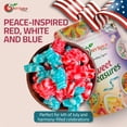 thumbnail image 7 of NY SPICE SHOP Peace Gummy Bears - 3 Pound - Patriotic Candy - American Patriotic Peace Delightful Chewy Red, Blue and White Fruit Flavored Holiday Candies, 7 of 7