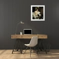 thumbnail image 3 of Caravaggio 20x22 White Modern Wood Framed Museum Art Print Titled - Bacchus, 3 of 4