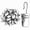 Silver, variant on YEMNPIOS 50 Pcs Christmas Light Clips Asphalt Roof Clips Mini Gutter Hooks for Outdoor Decoration Bronze