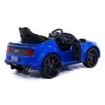 thumbnail image 5 of Ford Mustang GT Kids 24V Electric Ride-On Car w R/C Parental Control Remote, LED Foam wheels + Underbody LED Kit, MP3 + Wireless Music Streaming, Car Cover, Vegan Leather Seat, 5 of 10