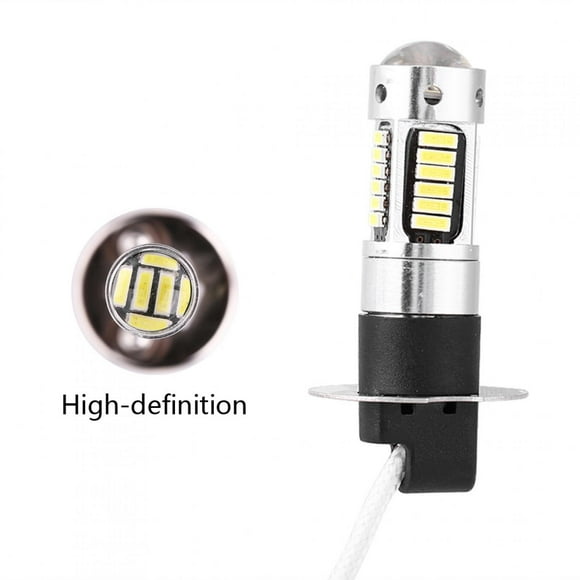 OTVIAP Aluminum DRL Bulb, H3 Bulb, For Auto Car
