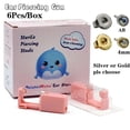 thumbnail image 1 of 6Pcs/Box Disposable No Pain Ear Piercing Cartilage Tragus Helix Gun Unit ear Stud Display Piercing Tool Kit Ear Piercing Unit, 1 of 5