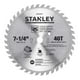 thumbnail image 1 of Disco Sierra Stanley 40 Dientes 7 1/4in Corte Madera STA7757, 1 of 2