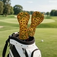 thumbnail image 5 of Yuyamidu Sunflowers Golf Club Cover Fit for Driver Hybrid or Fairway Wood Golf Club, Music Note Golf Headcover Stylish Protection for Your Clubs for Women, 5 of 8