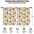 thumbnail image 2 of Pioneer Flower Floral Print Pattern Insulated Teens Curtains Set Of 2, Bedroom Essentials, Toddler Room Decor 42"x54", 2 of 4