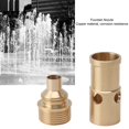 thumbnail image 3 of Pool Spray Head, High Efficiency Glossy Finish G3/4 Male G1/2 Female Copper Fountain Nozzle Standard Size  for Landscape Fish Pool, 3 of 8