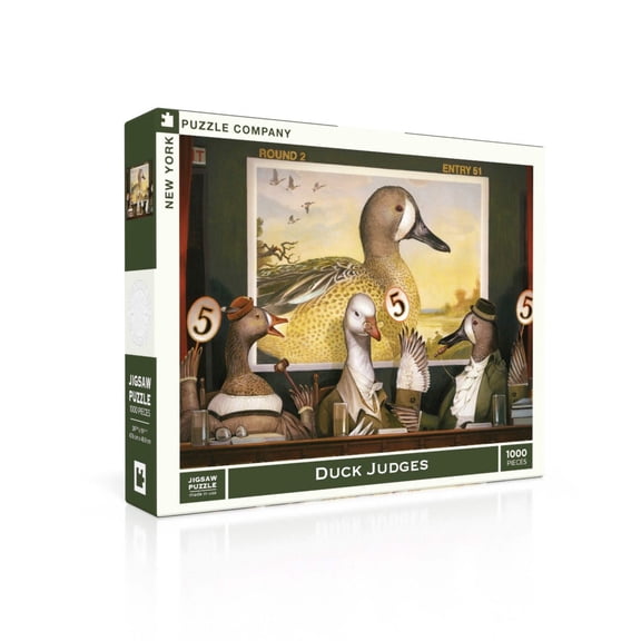New York Puzzle Company Duck Judges 1000 Piece Jigsaw Puzzle