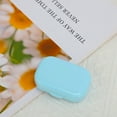 thumbnail image 5 of Unique Bargains 1 Set Contact Lens Case Compact Rectangular Lens Storage Case Blue, 5 of 5