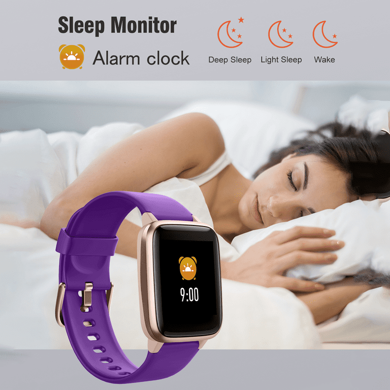 YAMAY Smart Watch for Women Men Heart Rate Monitor Sleep