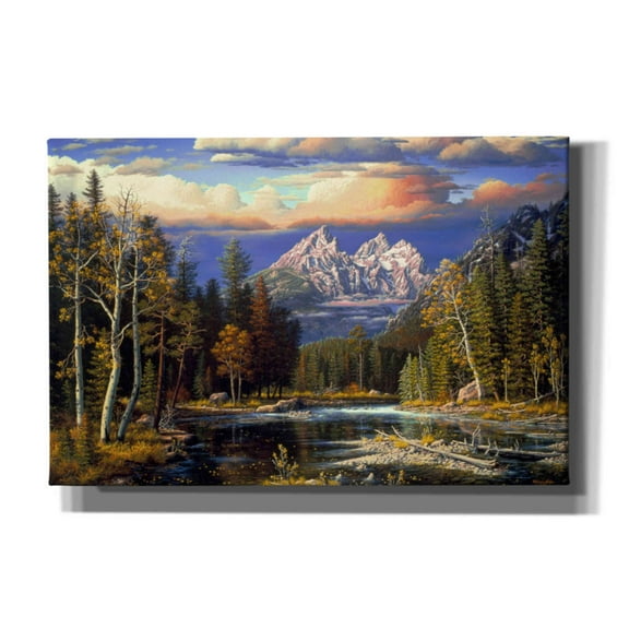 Epic Graffiti 'Autumn Repose' by R. Hed, Canvas Wall Art, 60"x40"