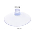 thumbnail image 3 of 50pcs Suction Cup For Glass Clear Bathroom Suction Holder 5cm Sucker Pad, 3 of 8