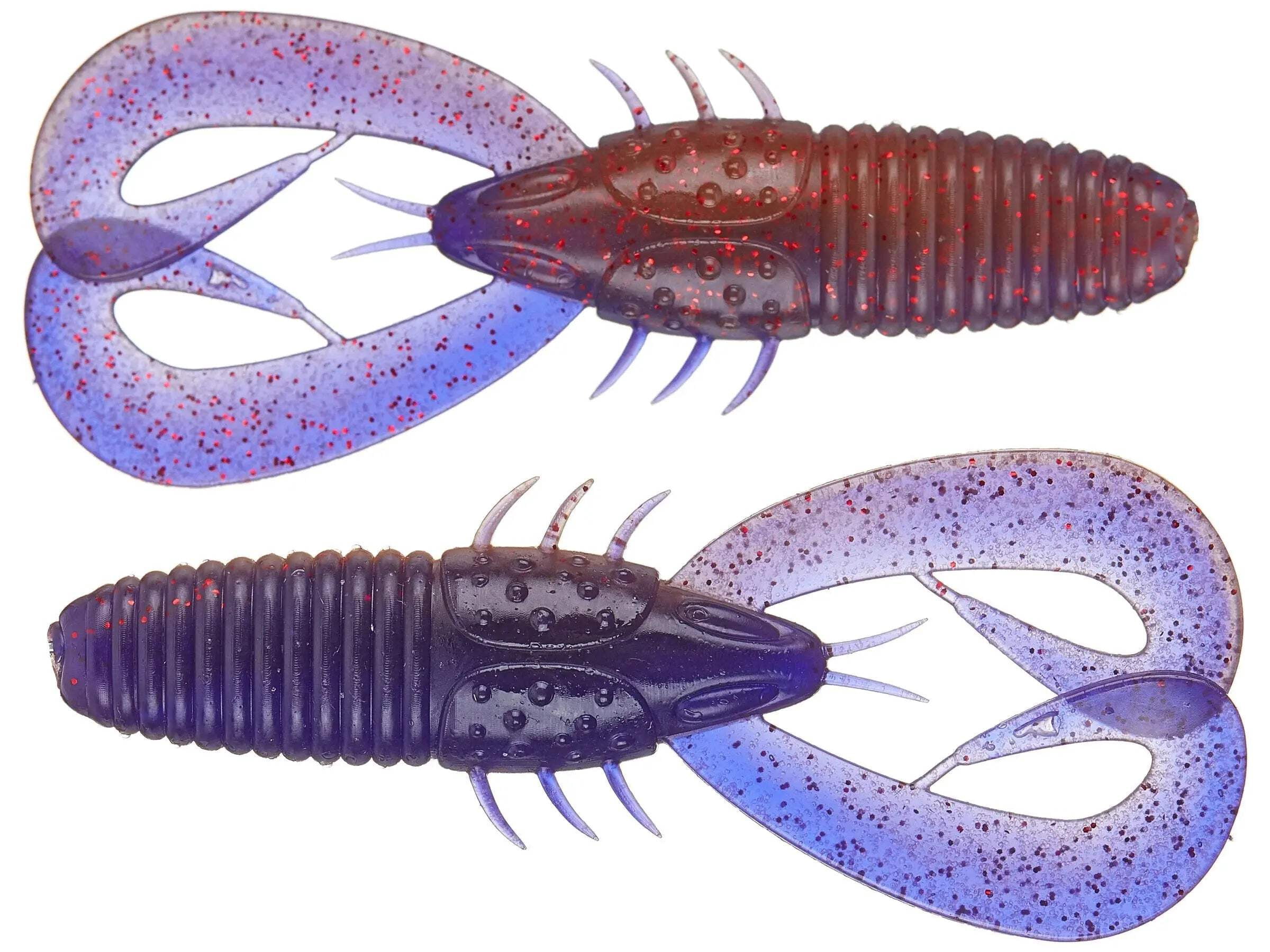 (2 pack) 6th Sense Stroker Craw 3.3 in Soft Plastic Craw Bait Jig Trailer and Flipping Bait A