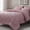 Pink-Full, variant on Black Queen 7-Piece Bed-In-A-Bag All Season Bedding Set