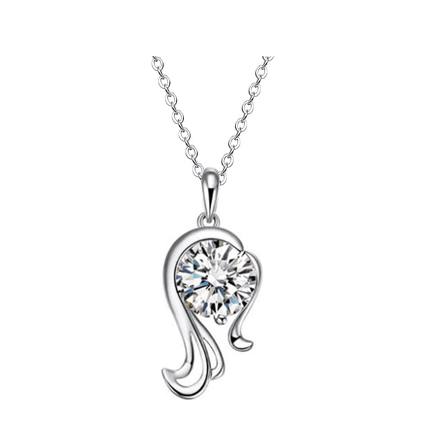 Collar para mujer, joyería para mujer, collar de aleación de metal ahuecado con incrustaciones, joyería de confesión para dama, collar de aleación de regalo
