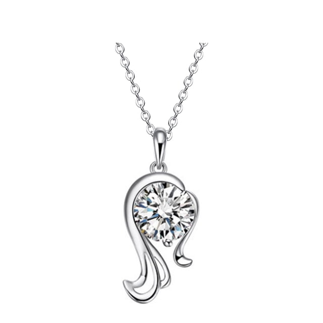 Collar para mujer, joyería para mujer, collar de aleación de metal ahuecado con incrustaciones, joyería de confesión para dama, collar de aleación de regalo