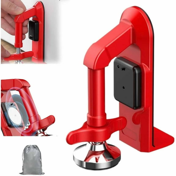 SQDWYGUO Portable Alarm Door Stopper, 2024 New Door Stop Alarm, Door Stoppers Security, Door Jammer Door Stopper, Safety Door Stopper Security for Travel Home Apartment House,Red,1pcs