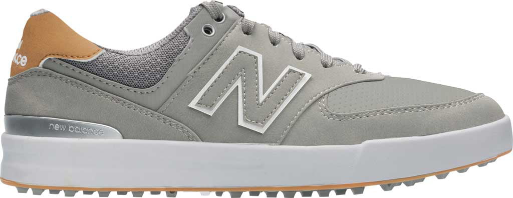 Men's New Balance 574 Greens NBG574G Waterproof Golf Shoe Grey Performance Mesh/Microfiber Leather 11.5 2E