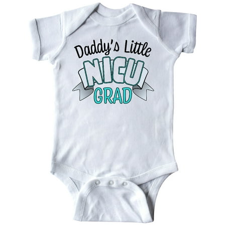 

Inktastic Daddy s Little Nicu Grad in Blue with Banner Gift Baby Boy or Baby Girl Bodysuit
