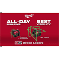 thumbnail image 5 of Milwaukee Tool M12 Green Cross Line & Plumb Points Laser Kit, 5 of 8