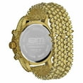 thumbnail image 3 of Mens Canary Bling Master Custom Watch Yellow Gold Tone Solitaire Simulated Diamonds Iced Out Band, 3 of 4