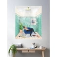 thumbnail image 2 of Wash It All Away (A Woman In A Shower Sitting On A Couch) Poster Wall Art, Modern Wall Decor For Living Room Bedroom, 24x36 UNFRAMED, 2 of 3