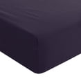 thumbnail image 1 of Unique Bargains Protège-Matelas en Microfibre Brossée Drap-Housse Violet Foncé Simple, 1 of 9