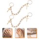 thumbnail image 1 of Hytrove 2Ud Anillos Decorativos Con Dorados Elegantes Para Fiesta Y Uso Cotidiano, 1 of 6