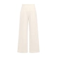 thumbnail image 4 of Taqqpue Maternity Pants for Pregnant Women High Waist Elastic Drawstring Wide Leg Casual Sports Trousers Plus Size Breathable Comfortable Full Length Pregnancy Pants for Women Size M-XXL, 4 of 7