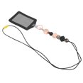 thumbnail image 4 of Longe en Silicone Perlée Rétractable avec Porte-Badge Transparent ID Multi-Usages pour les Étudiants Travailleur de Bureau Chair Rose A, 4 of 8